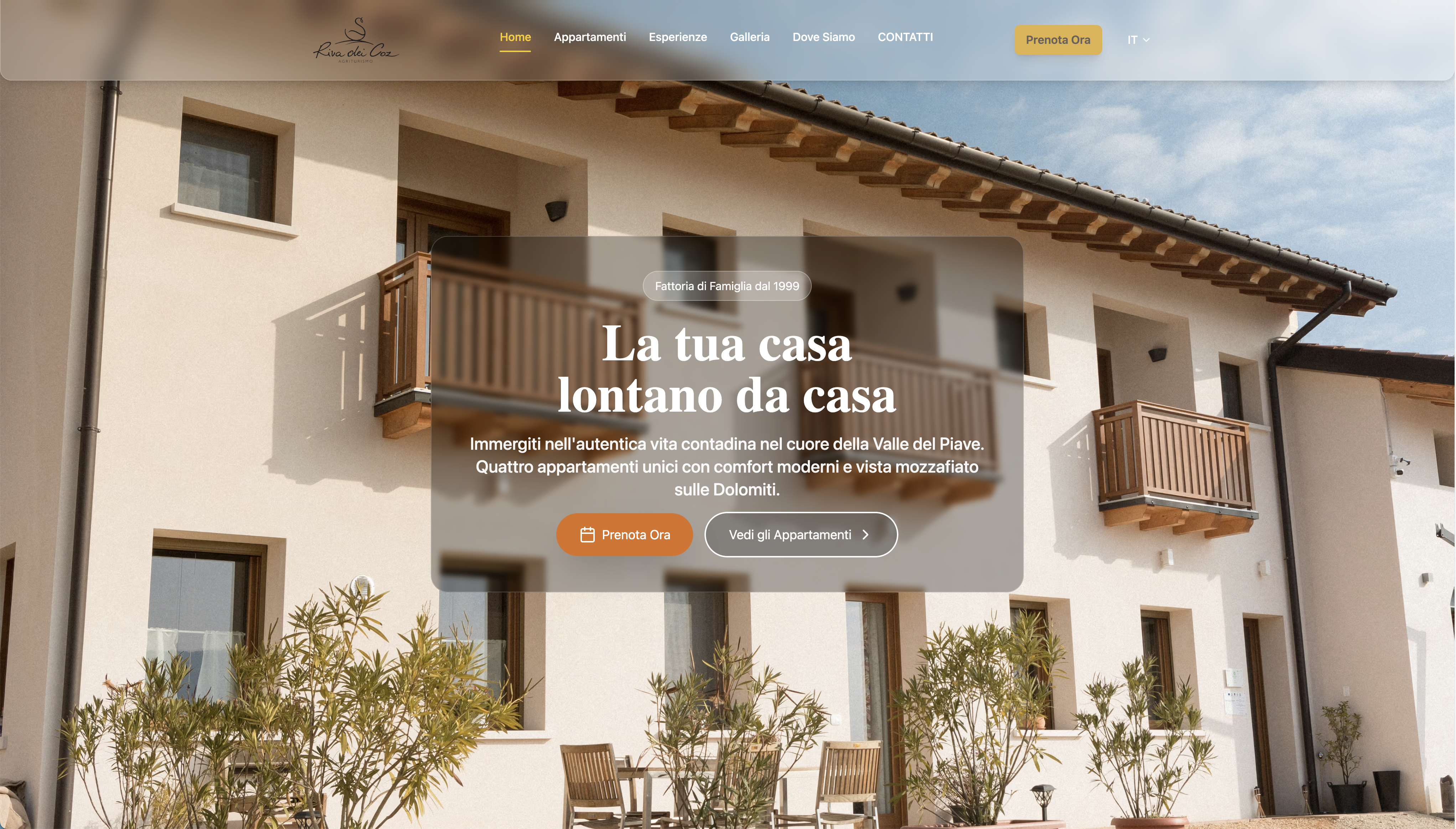 riva dei coz agriturismo booking platform